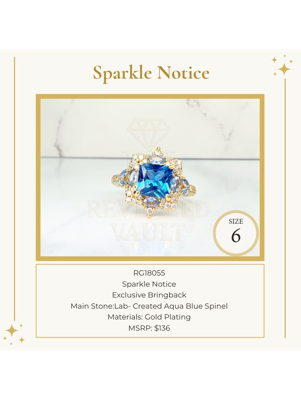 Sparkle Notice - Size 6 - OG